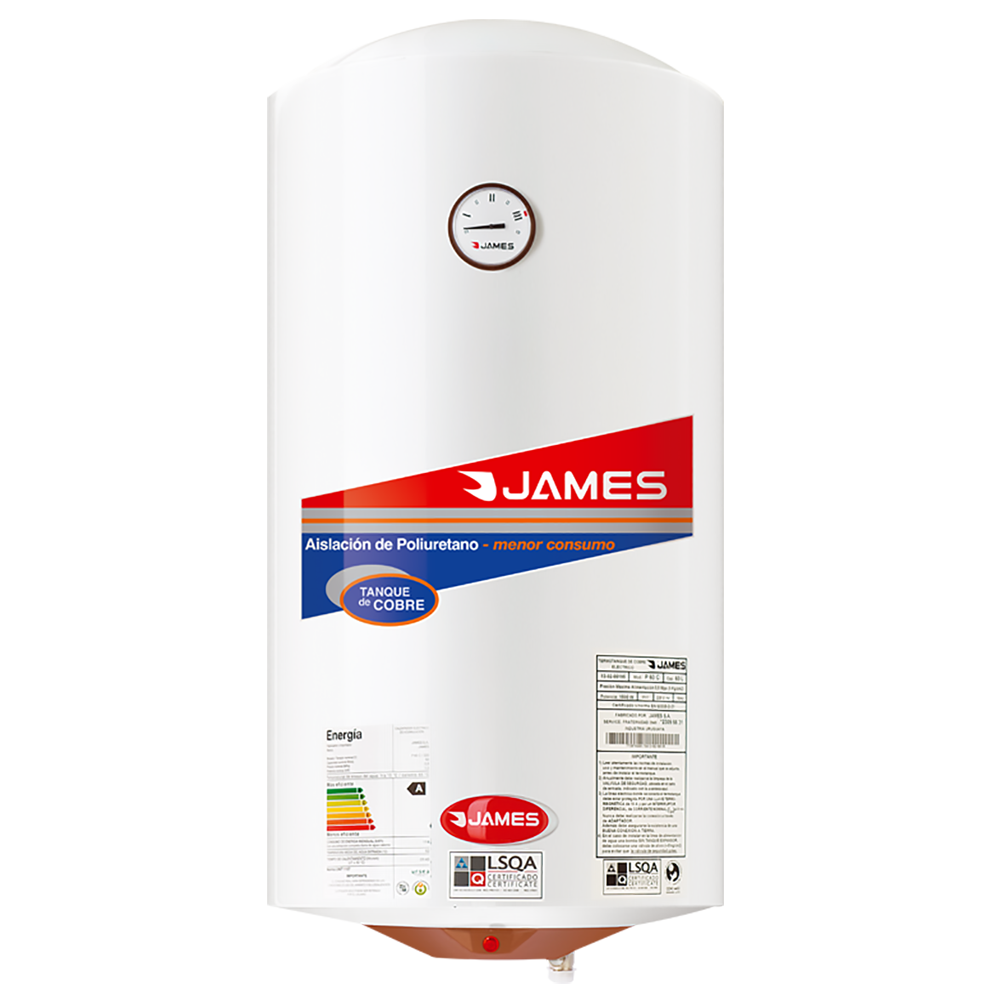 Termotanque James Cilíndrico 110 litros